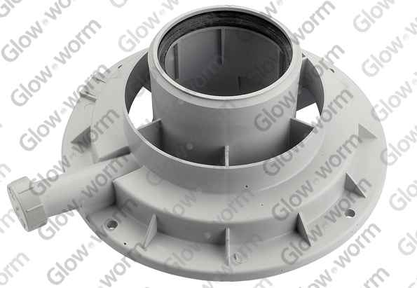 Flue adaptor with cap  seals