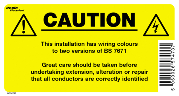 Elec. Wiring I.D. Label (8)