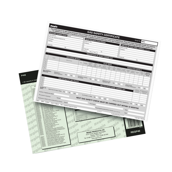 Gas Safety/Landlords Certificate Pad Gas Safety/Landlords Certificate Pad