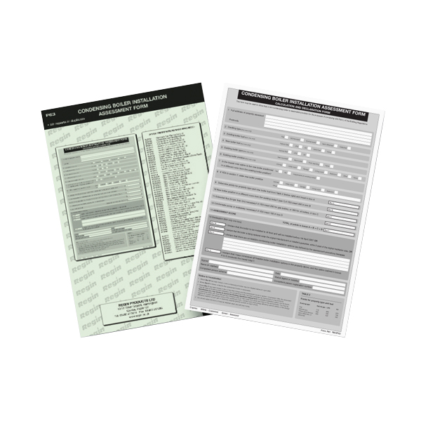 Condensing Boiler Assessment Form