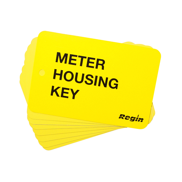 Meter Housing Key I.D. Plate (8)
