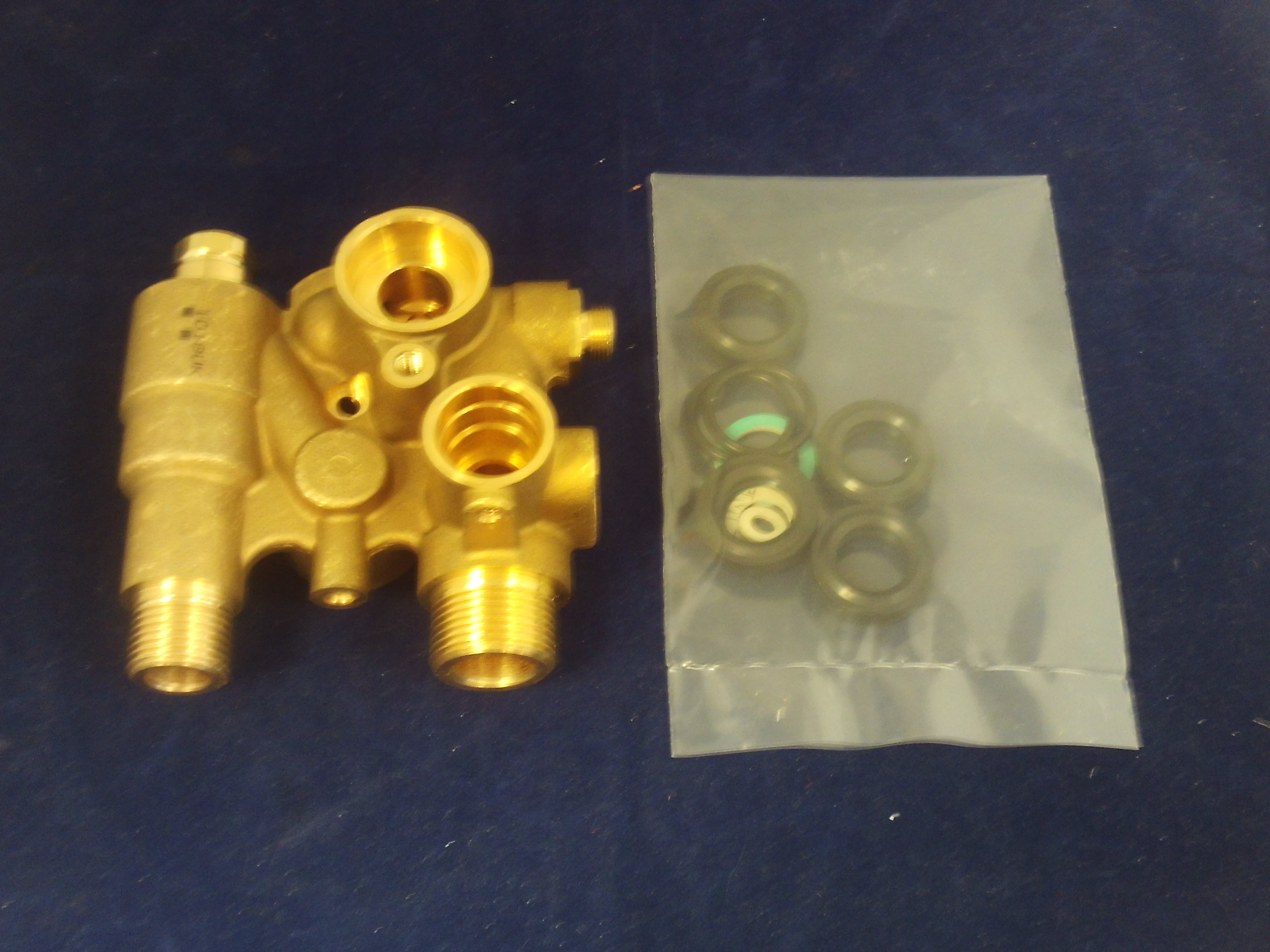 BRASS RETURN ASSY NO RESTRICT