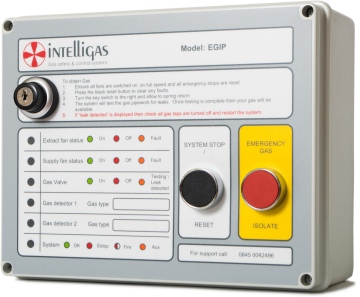 EGIP1E gas pressure proving panel with electrical isolation