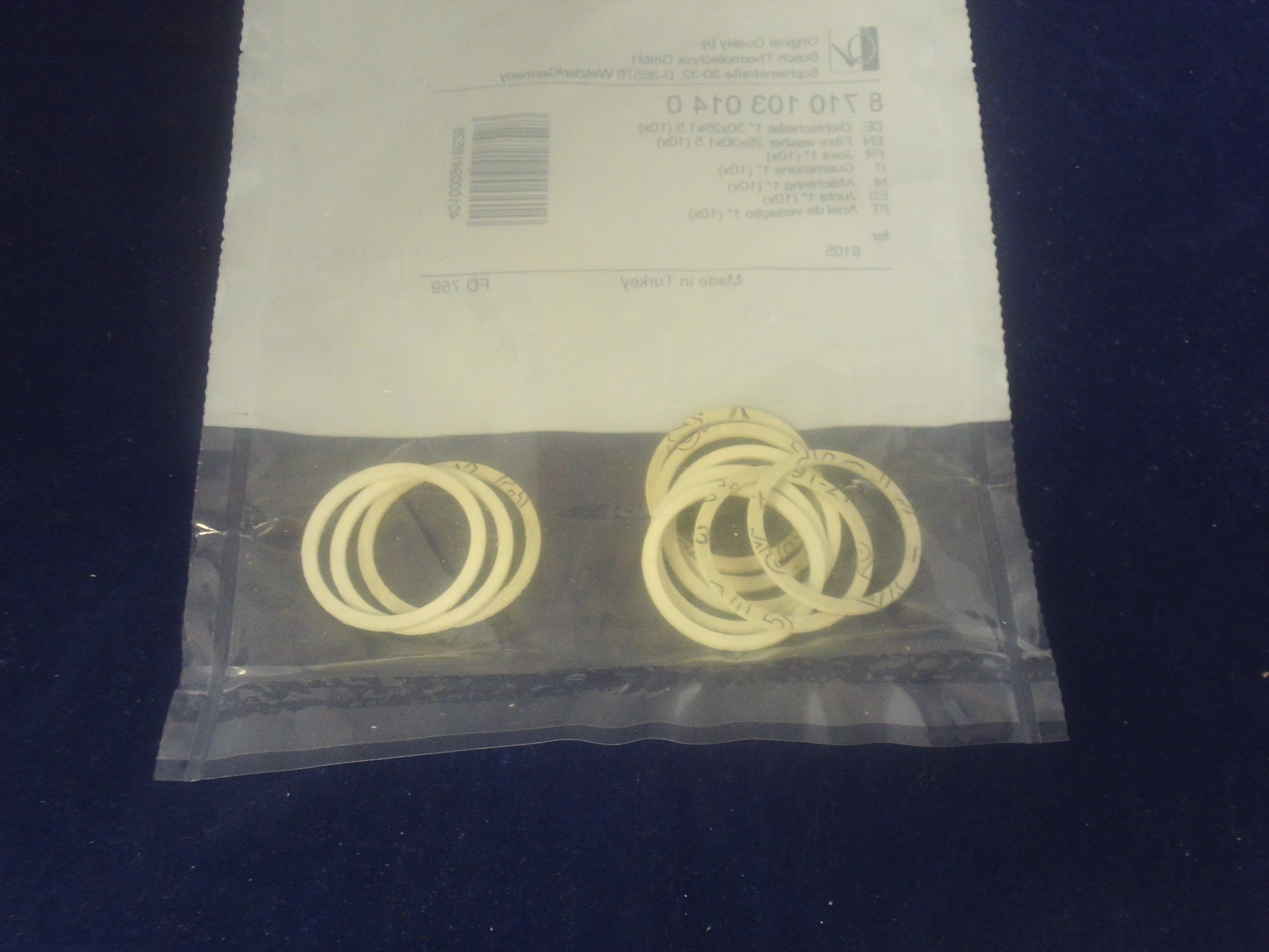 FIBRE WASHER 25X30X1.5 (10X)