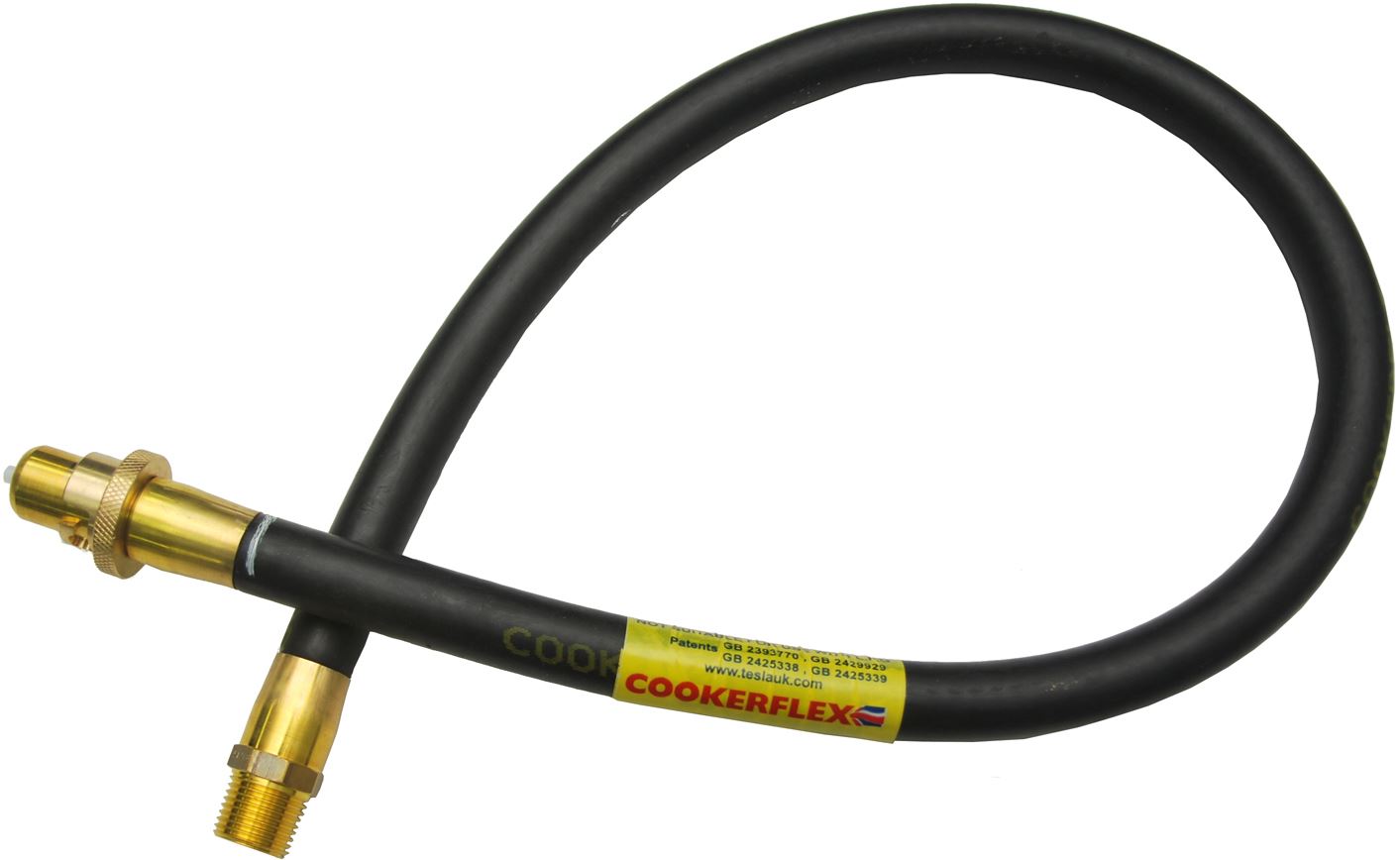 COOKER FLEX 6ft x 1/2'''' Bayonet Cooker Hose (NG) cooker hose COOKER FLEX 6ft x 1/2'''' Bayonet Cooker Hose (NG) cooker hose