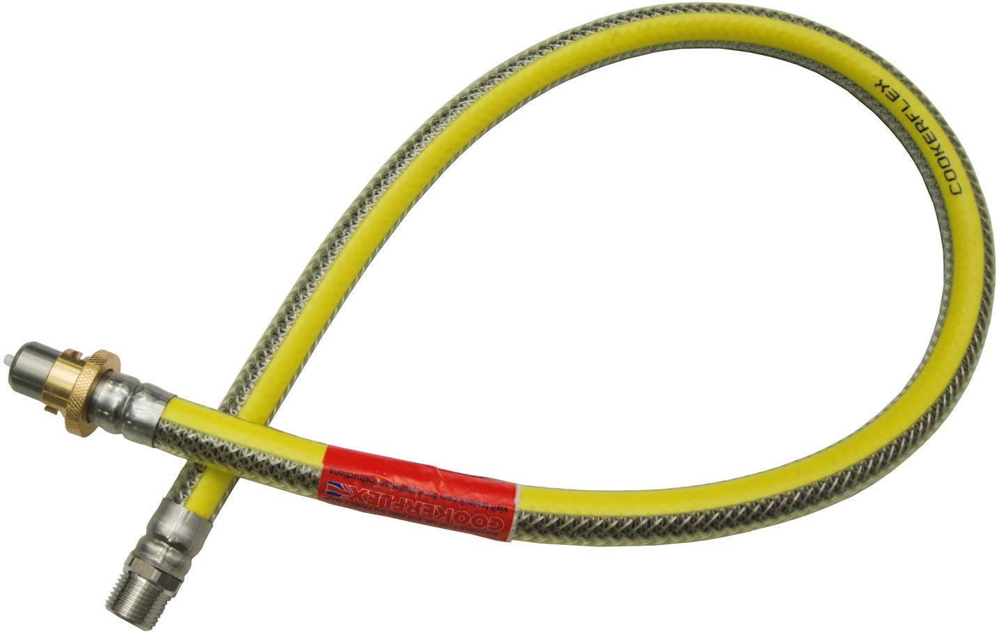 COOKER FLEX 1M x 1/2'''' Bayonet Cooker Hose (LPG) cooker hose
