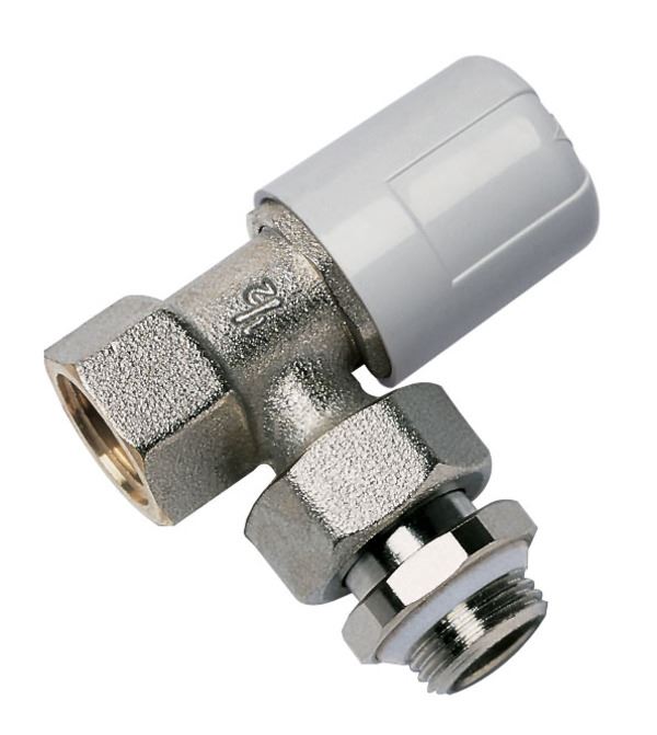 I-THERM 3/4'''' BSP wheelhead angled radiator valve