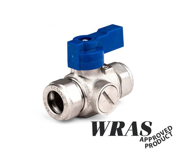 FLOW REGULATION Iso Ball Valve c/w Integrated Flow Regulator 22mm Connection c/w 3 Ltr Cartridge FLOW REGULATION Iso Ball Valve c/w Integrated Flow Regulator 22mm Connection c/w 3 Ltr Cartridge
