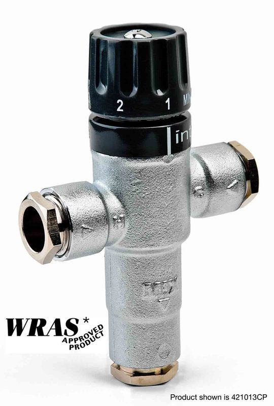 OEM MIXING VALVE 15mm pre set offset thermostatic mixing valve