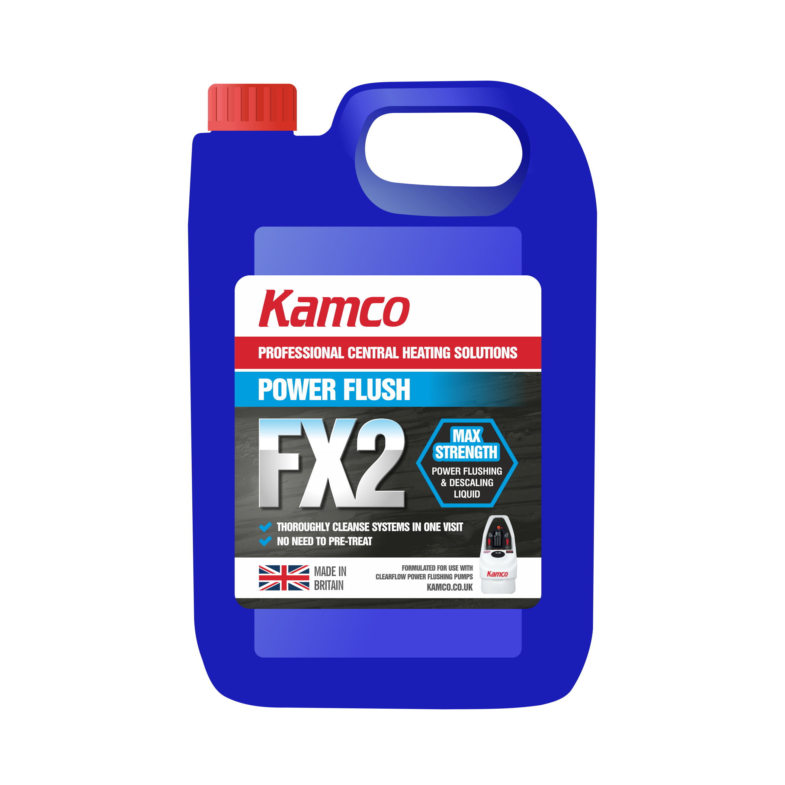 POWER FLUSH FX2 5 LITRE KAMCO OWN BRAND - PFM POWER FLUSH FX2 5 LITRE KAMCO OWN BRAND - PFM