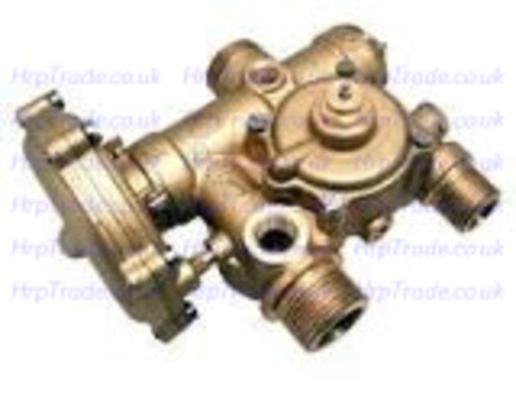 MANIFOLD (MAIN HEAT EXCH./DIVERT. VALVE)- ARISTON  CHAFFOTEAUX