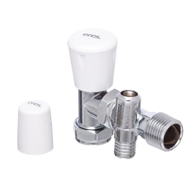 15mm  Angled Manual Radiator Valve