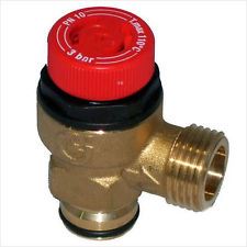 CALEFFI 1/2" O-RING X 1/2" MI SAFETY VALVE