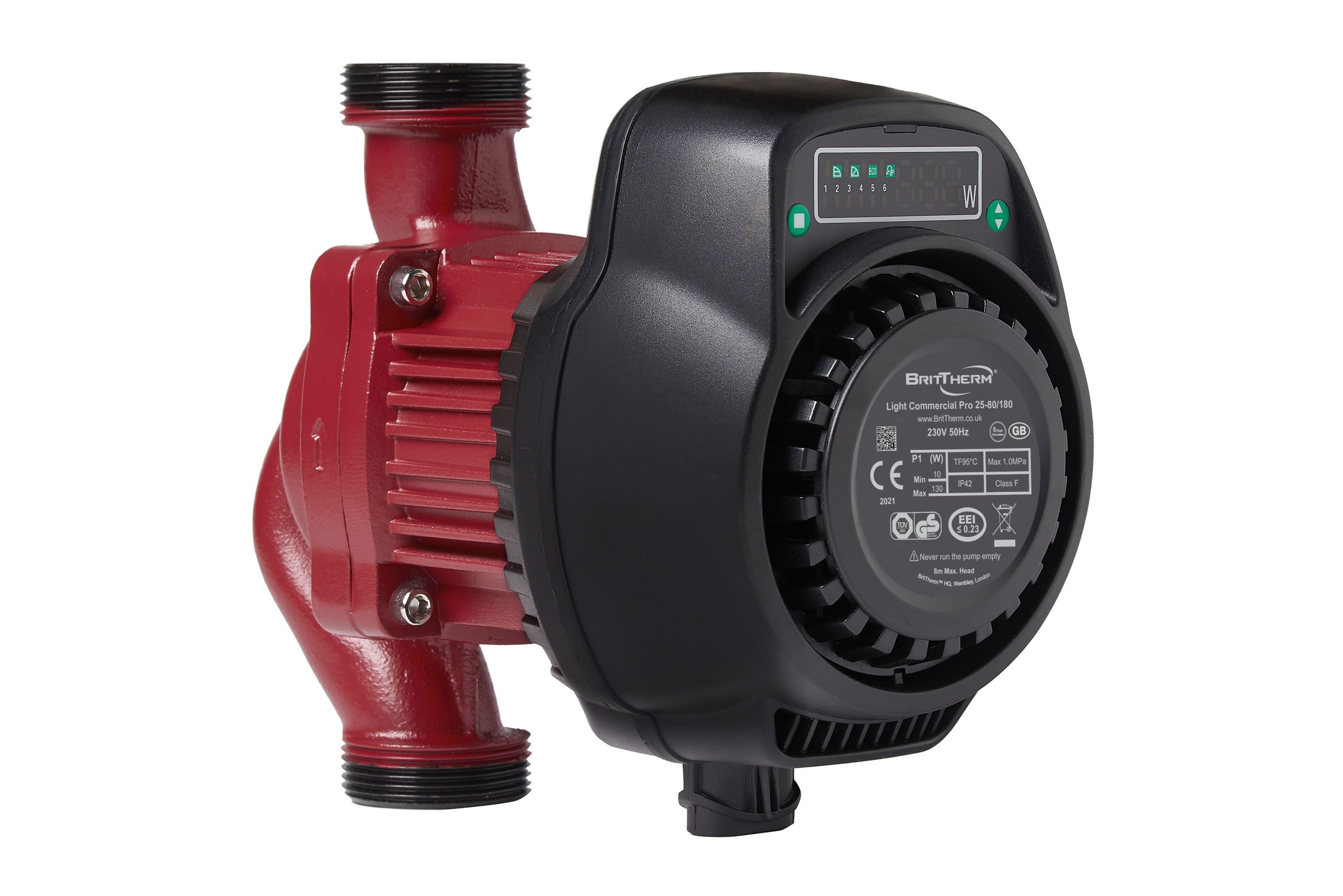 BritTherm Light Commercial Pro 25-80/180 Semi-Auto Modulating Pump