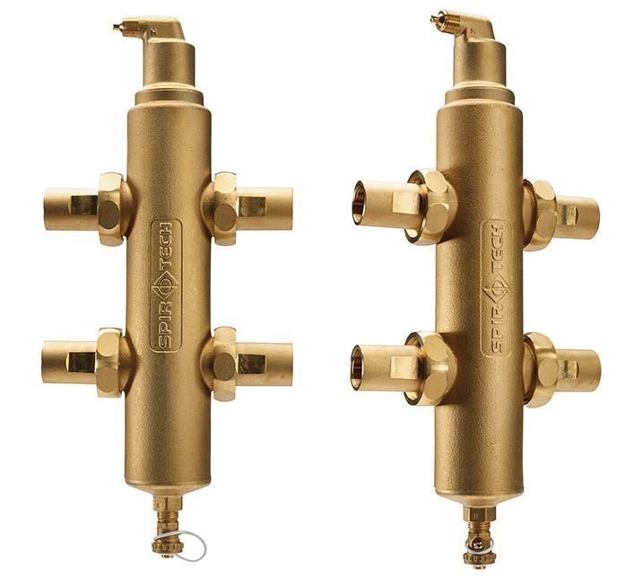 SPIROTECH SPIROCROSS HYDRAULIC SEPARATOR 1" CROSS - 110 DEG - 10BAR