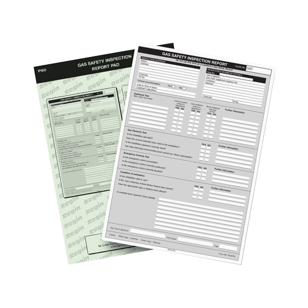 Gas Safety Inspection Pad - ENGCON Gas Safety Inspection Pad - ENGCON