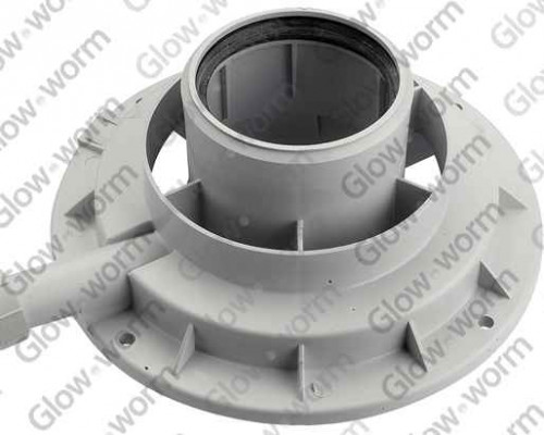 Flue adaptor with cap  seals