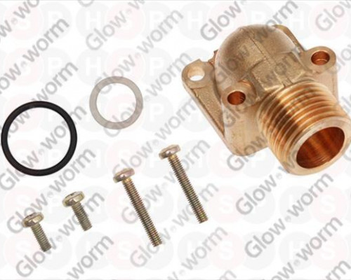 Flange, gas valve connector