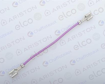 CABLE (PURPLE) 2,5X100 (faston-faston)- ARISTON & CHAFFOTEAUX