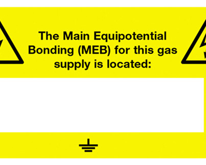 Elec. Main Equipotential Bonding [MEB] Label (8)