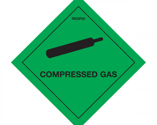 Compressed Gas Warning Diamond (1)