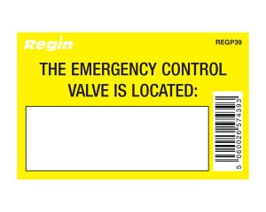 Gas Valve Location Sticker (8)