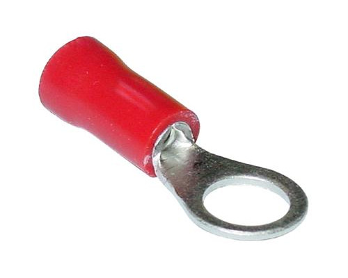 Insulated Ring Connector - Red (10)