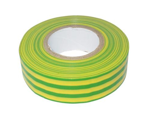 PVC Insulation Tape 20m - Green/Yellow