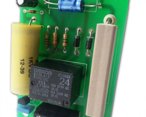 Pump drive PCB (upper one)