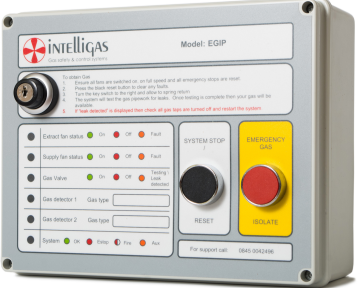 EGIP1E gas pressure proving panel with electrical isolation