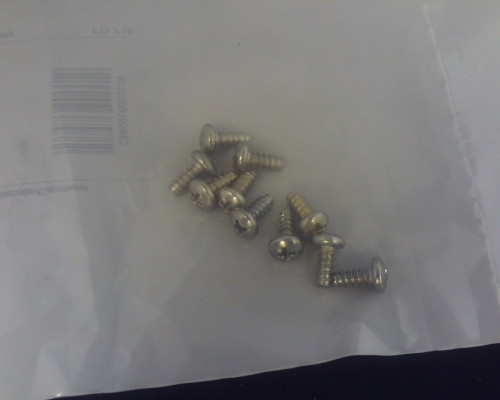 SCREW NO8X3/8" PHILLIPS (10X)