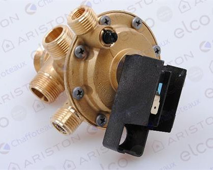 DIVERTER VALVE (DHW) WITH MICRO- ARISTON & CHAFFOTEAUX