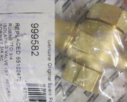 ISOLATING VALVE (3/4  RETURN)- ARISTON  CHAFFOTEAUX