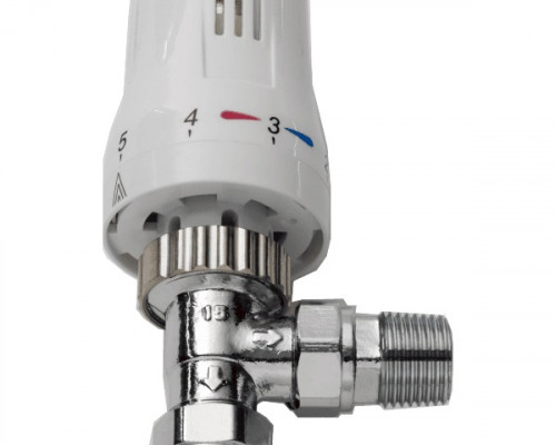 15mm THERMOSTATIC RADIATOR VALVE (ANGLED)