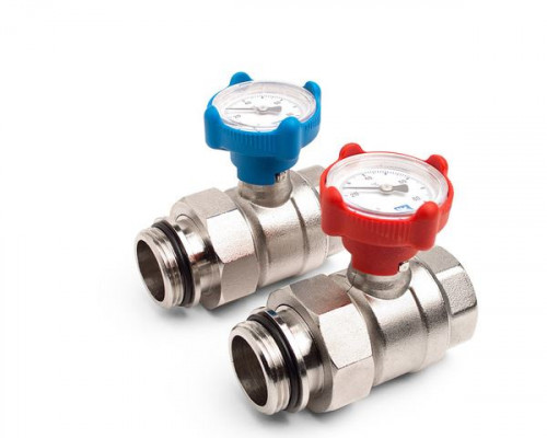 UNDERFLOOR HTG pair of butterfly isolating valves