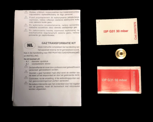 NG to LPG conversion kit