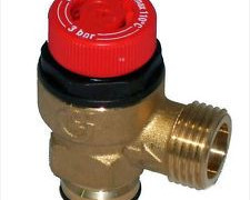 CALEFFI 1/2" O-RING X 1/2" MI SAFETY VALVE