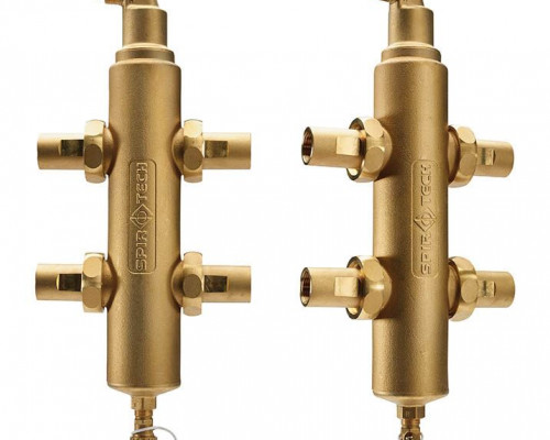 SPIROTECH SPIROCROSS HYDRAULIC SEPARATOR 1" CROSS - 110 DEG - 10BAR