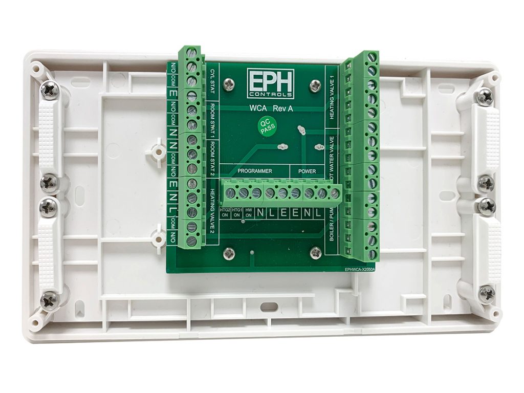 Wiring Centre, PCB for S Plan or 3 Zone Systems (Separate DHW and Htg outputs)