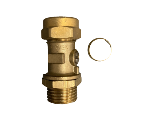ISOLATOR VALVE 15MM-ONE C/NUT