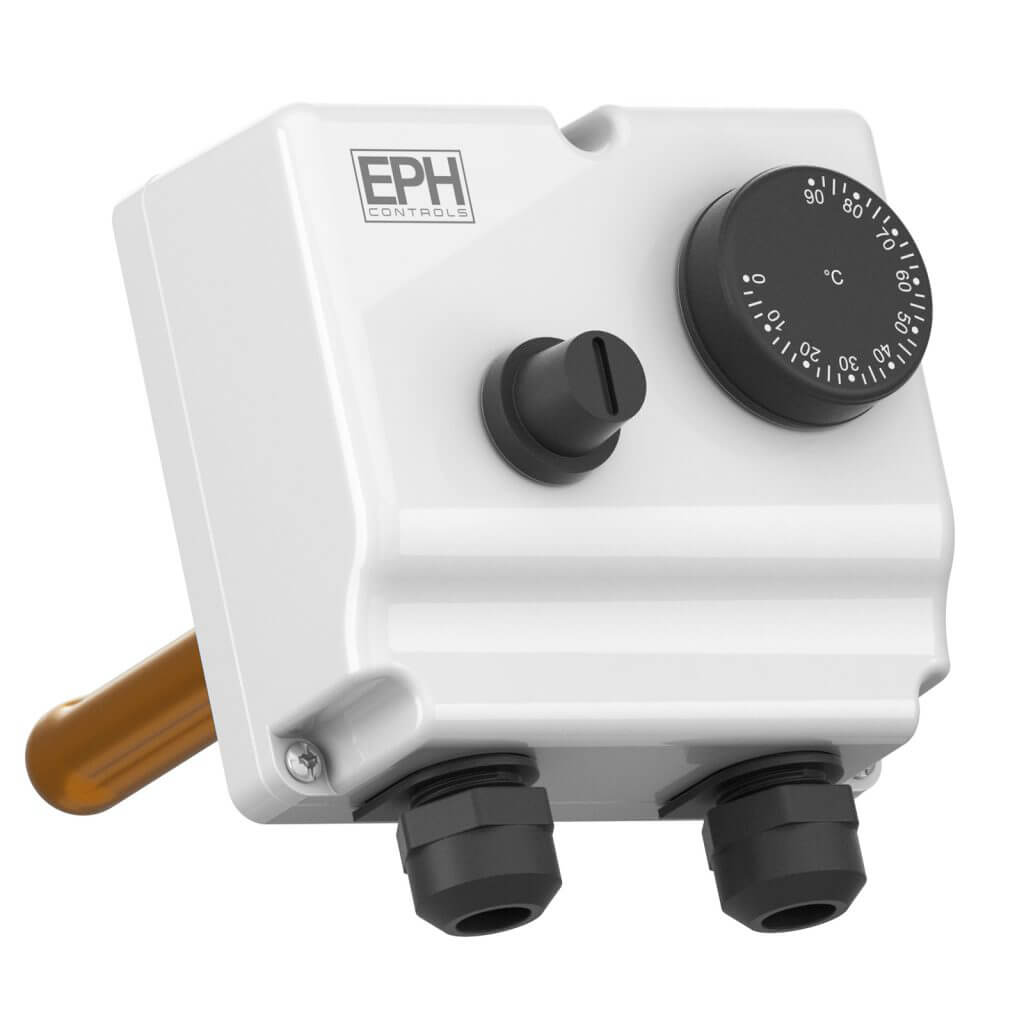 Dual Thermostat c/w Immersion Pocket