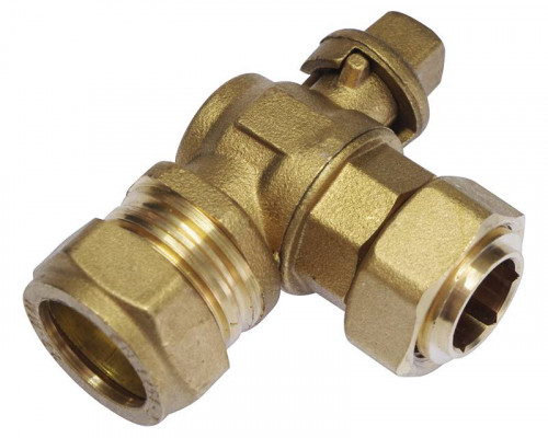 3/4" Flow/Return Valve 90 Deg