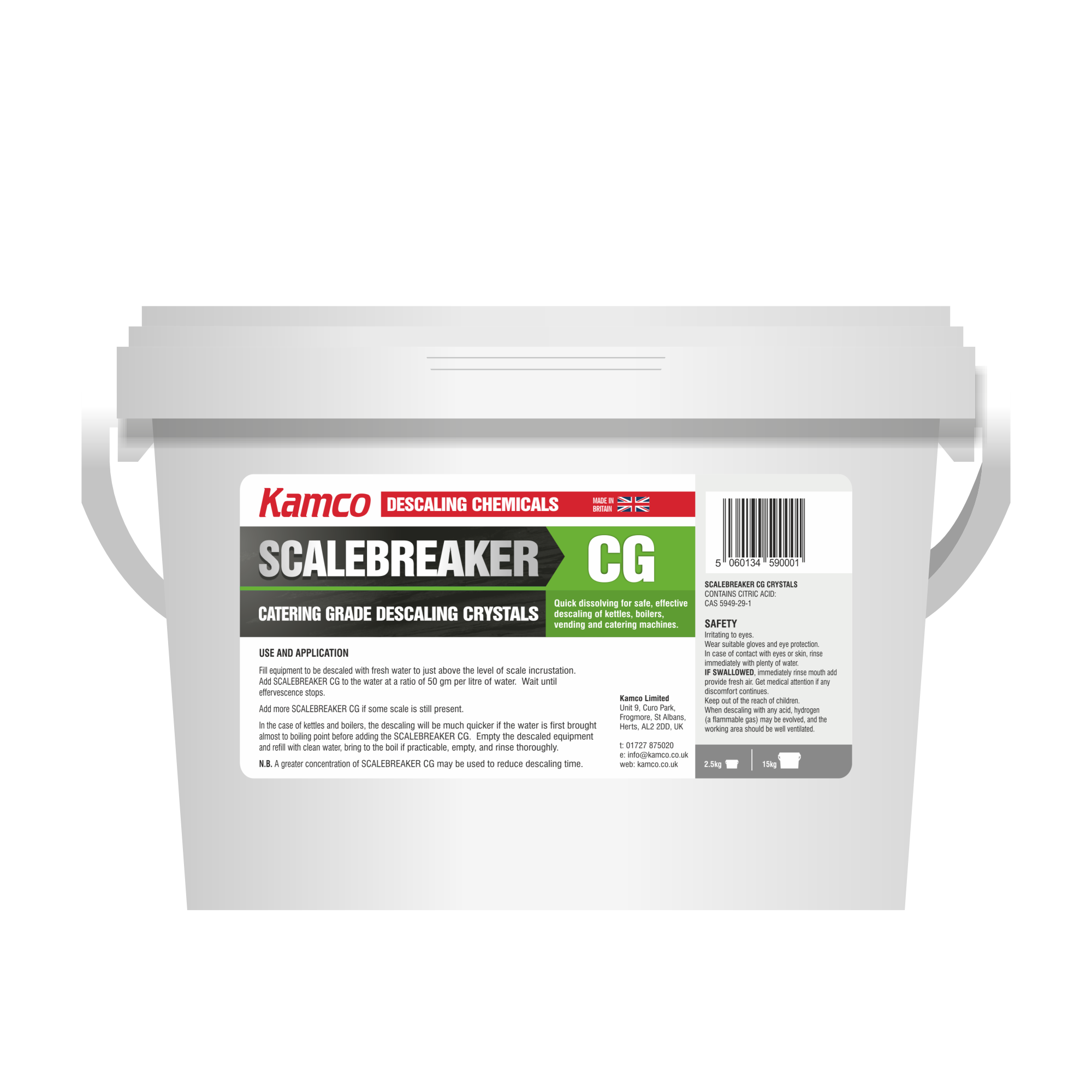 Scalebreaker CG - Catering Grade Crystals 2.5kg Scalebreaker CG - Catering Grade Crystals 2.5kg