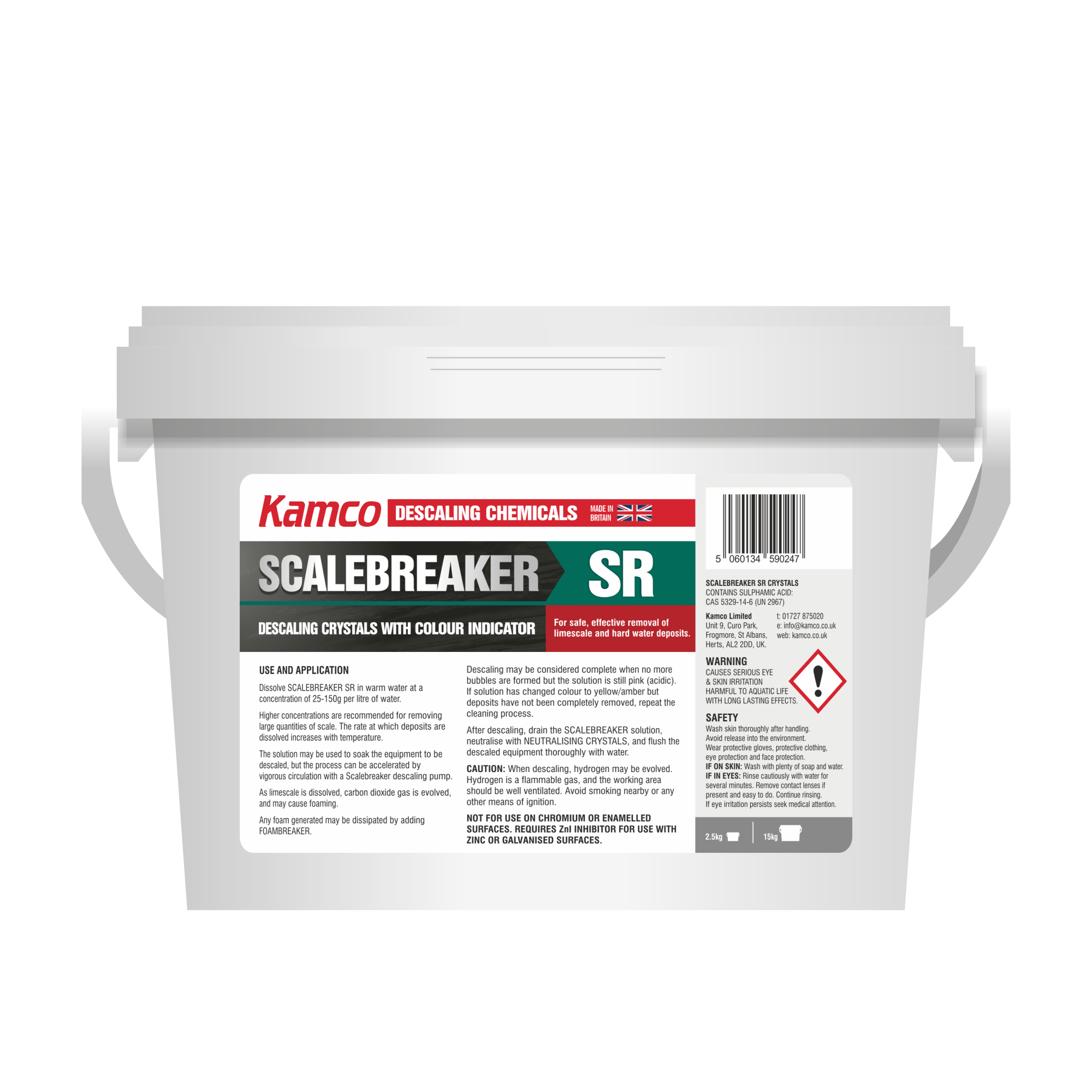 Scalebreaker SR - Descaling Crystals 2.5kg Scalebreaker SR - Descaling Crystals 2.5kg