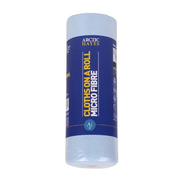 Microfibre Cloth Set - Roll of 30 Blue Microfibre Cloth Set - Roll of 30 Blue