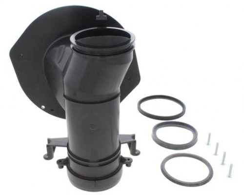 Adapter, flue gas