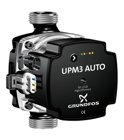 GRUNDFOS UPM3 AUTO 25-70 ERP 1.5" BODY WITH WIRE AND WASHERS