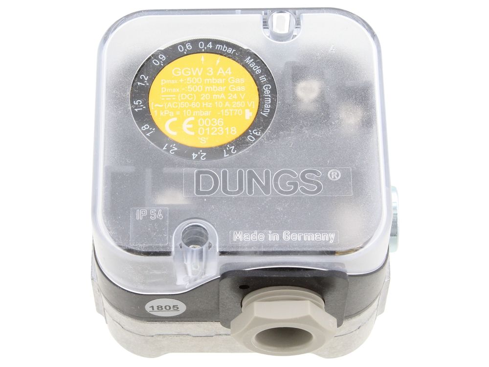 DIFFERENTIAL GAS PRESSURE SWITCH