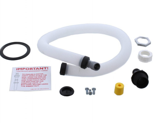 Siphon Trap Conversion Kit.Replaces Siphon Trap & RIGID condensate pipe.)