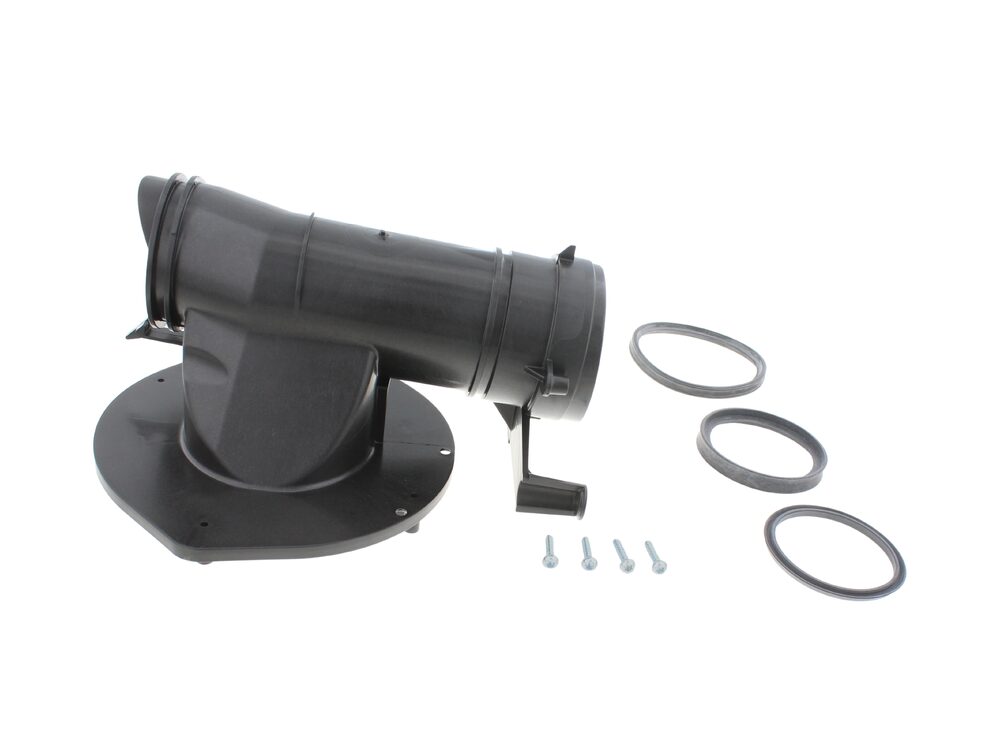 Adapter, flue gas